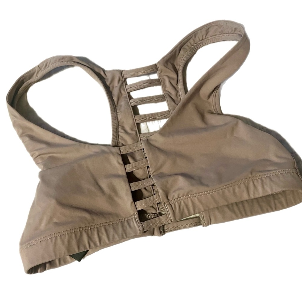 PINK Victoria's Secret Taupe Sports Bra
